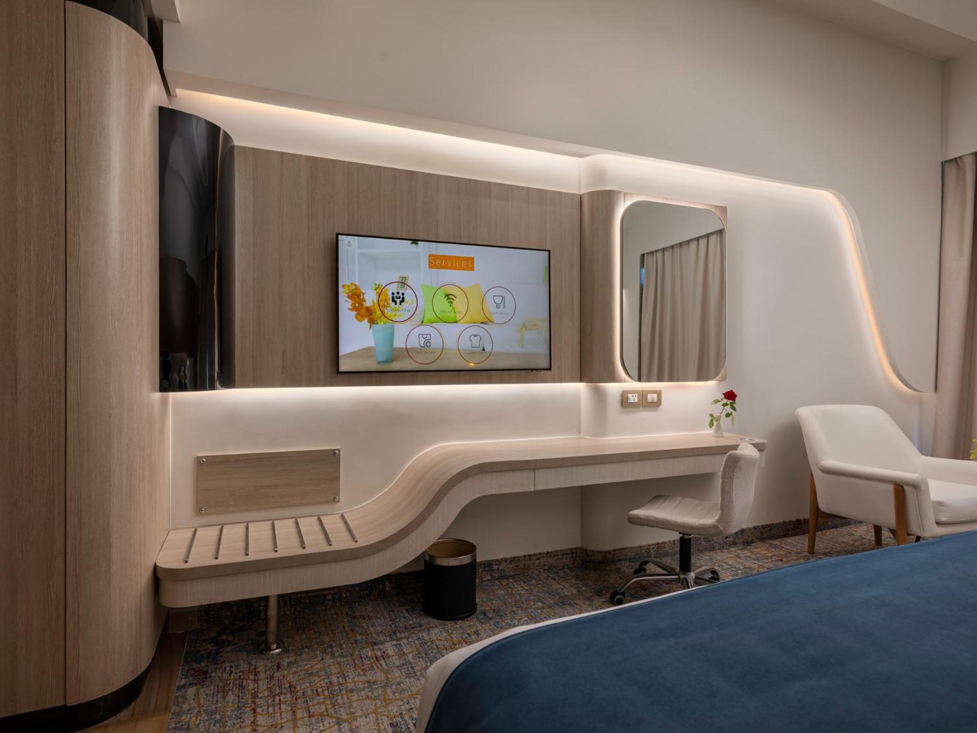Mirage Hotel & Conference Center İskenderiye Dış mekan fotoğraf A room at the hotel
