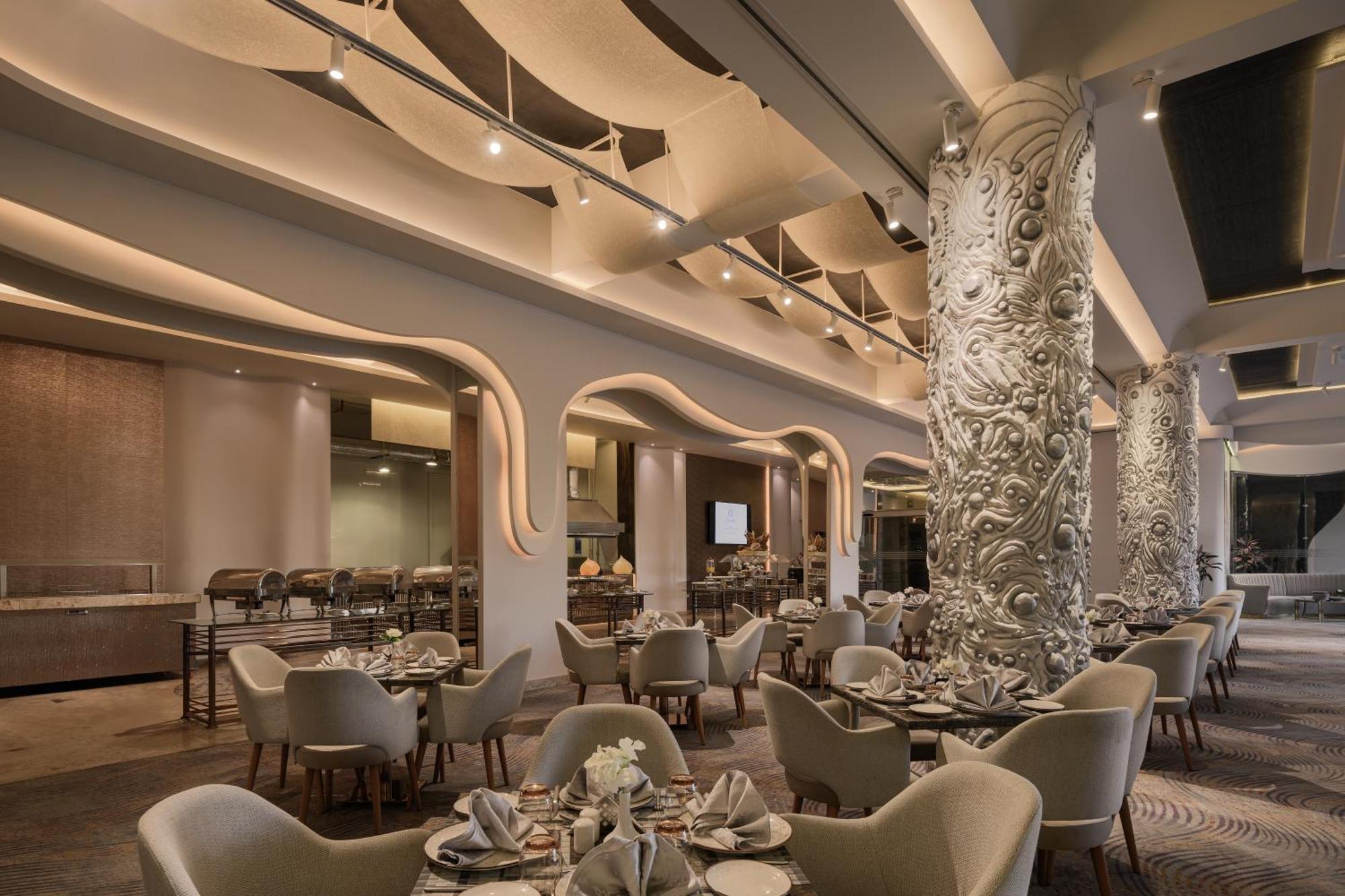 Mirage Hotel & Conference Center İskenderiye Dış mekan fotoğraf The restaurant