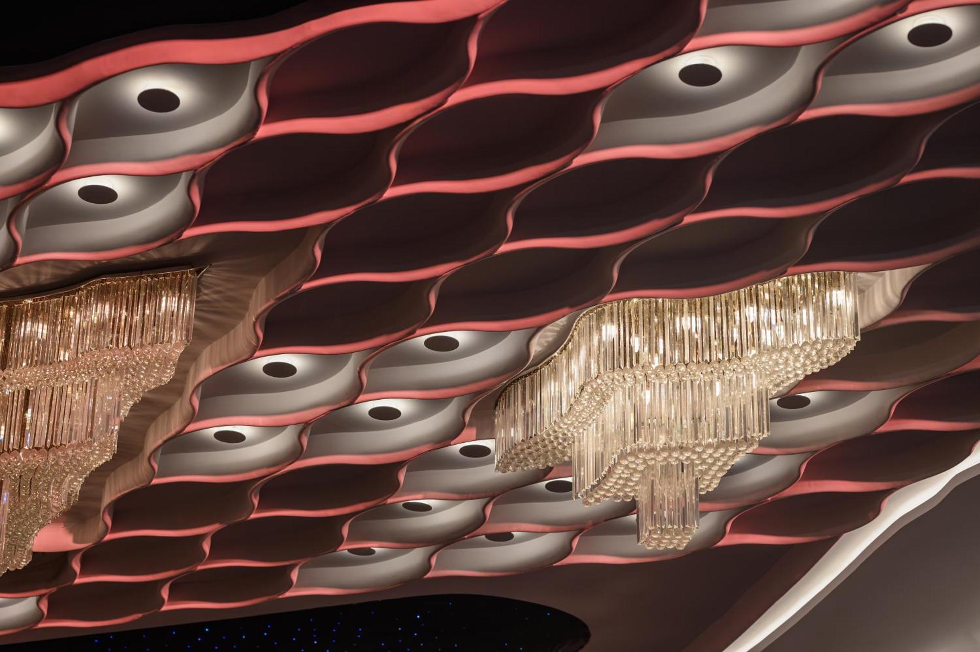 Mirage Hotel & Conference Center İskenderiye Dış mekan fotoğraf The ceiling of the main hall